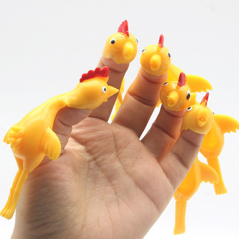 MKT Wall Stick Slingshot Chicken Toy