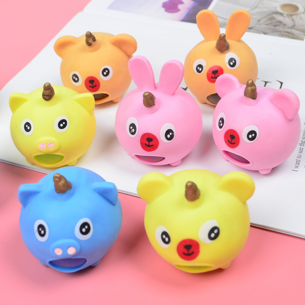 MKT Unicorn Squeeze Toy with Music and Bubble Effects